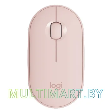 Мышь Logitech M350 Pebble (розовый)